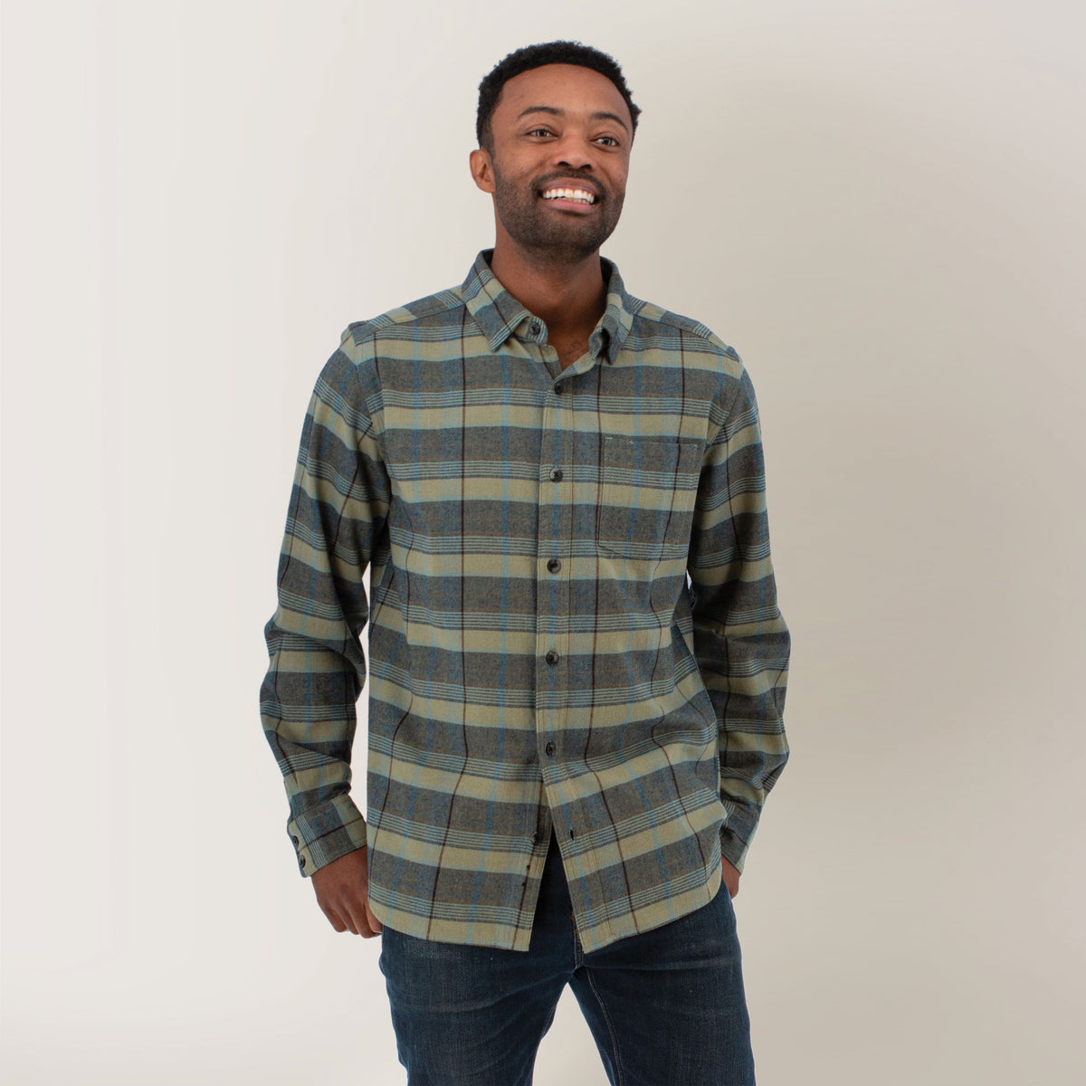 OLD RANCH - Men's Chase Shirt 26 - HY07 Green