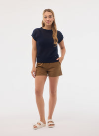 FIG Mila Short Sleeve Top - Night