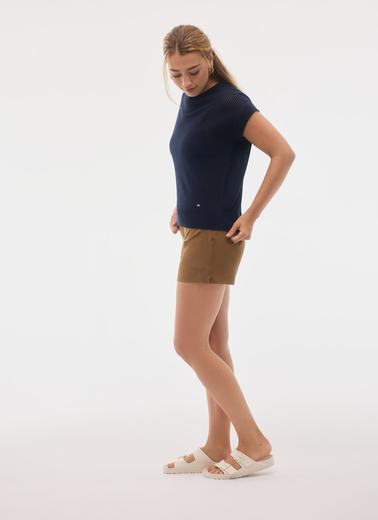 FIG Mila Short Sleeve Top - Night