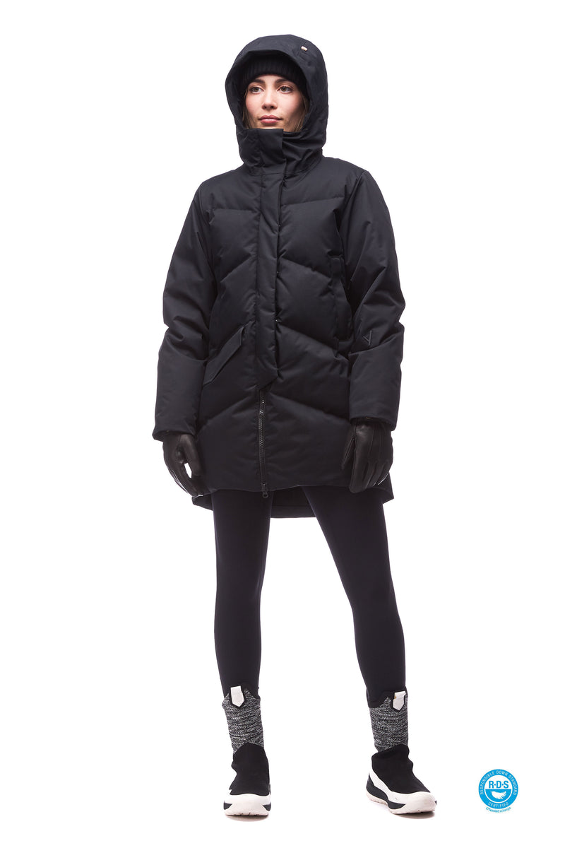 Indyeva Simplified Ayaba Parka - Black