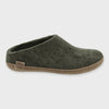 GLERUPS Leather Sole Slip On - Forest