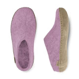 GLERUPS Leather Sole Slip On - Flower