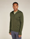 Icebreaker - Men's 260 Quantum IV Long Sleeve Zip Hoodie- Loden