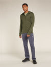 Icebreaker - Men's 260 Quantum IV Long Sleeve Zip Hoodie- Loden