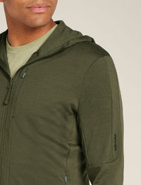 Icebreaker - Men's 260 Quantum IV Long Sleeve Zip Hoodie- Loden