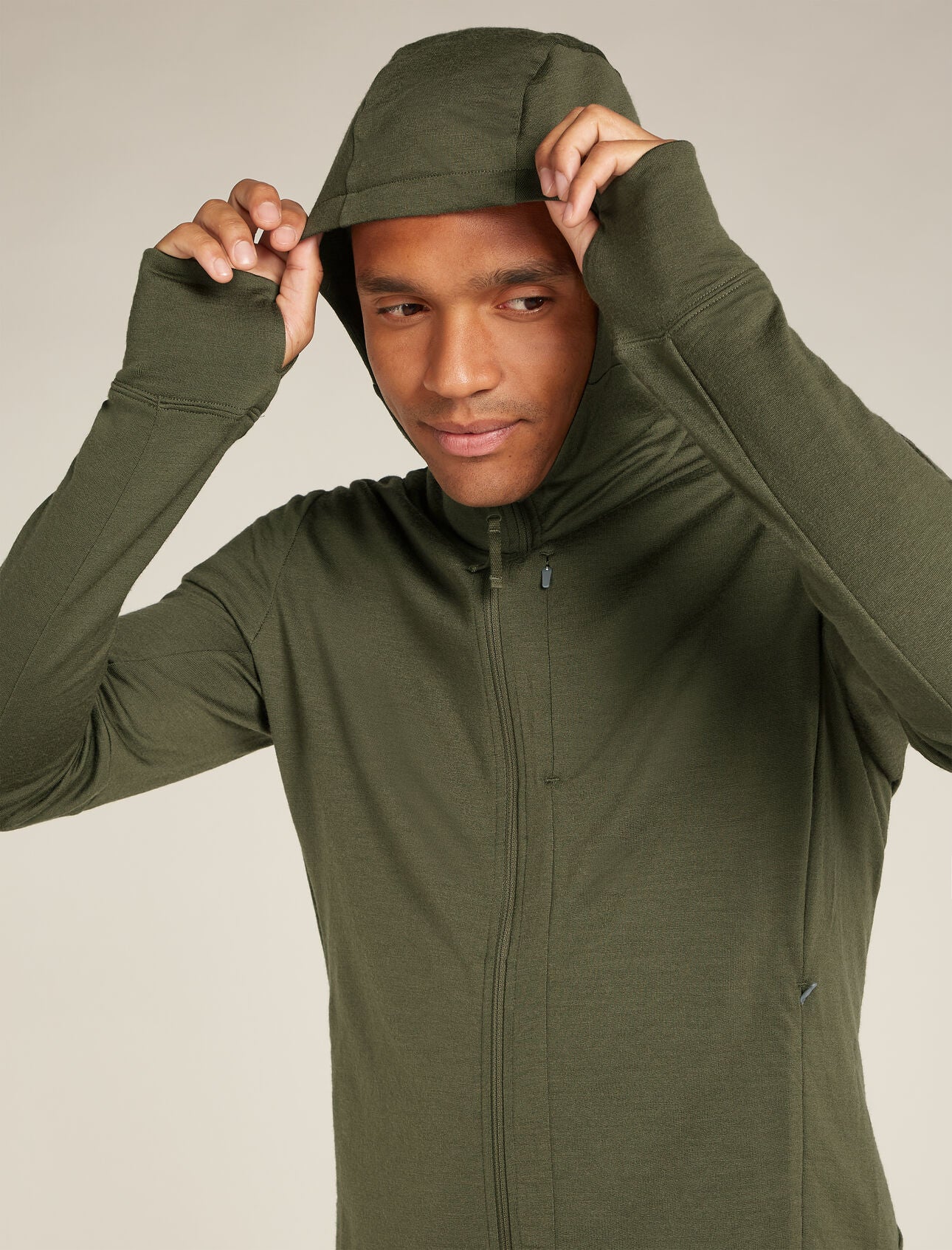 Quantum long sleeve zip hood hotsell