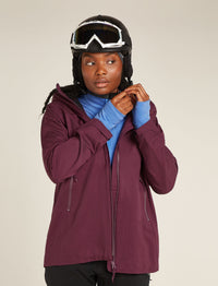 Icebreaker - Women's Quantum III LS Zip Up- Baja