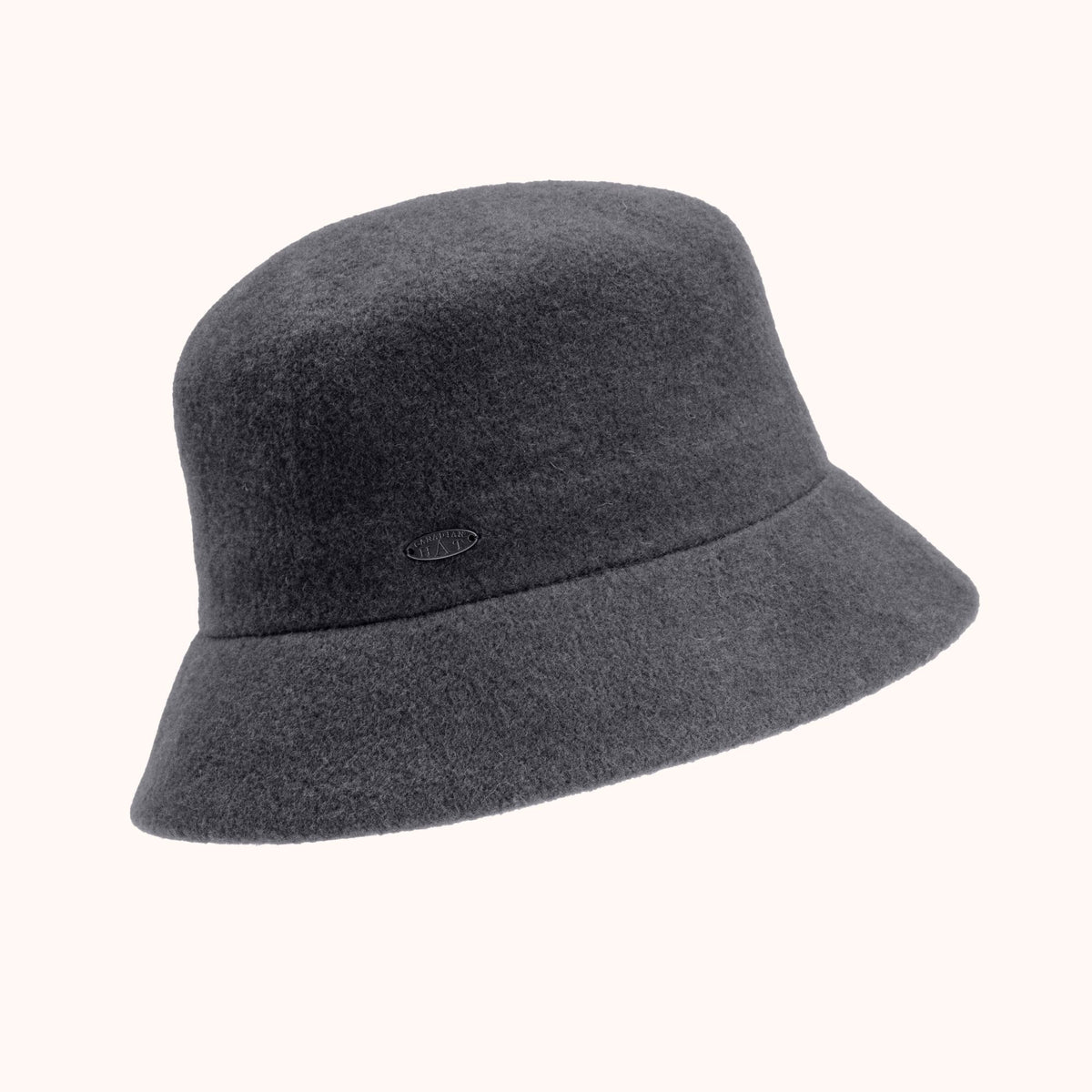 CANADIAN HAT Bowen Woolen Bucket Hat - Charcoal