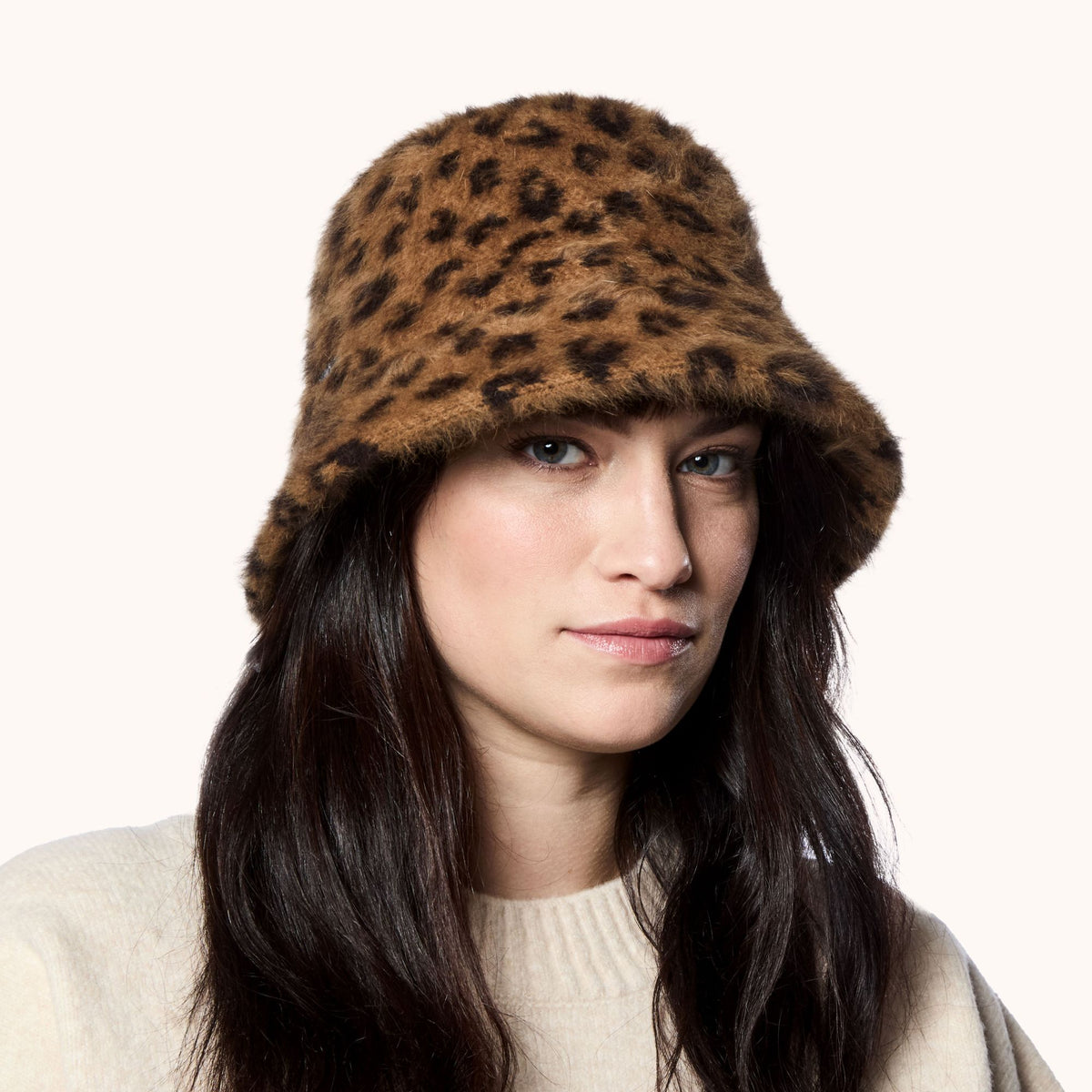 CANADIAN HAT Carlotta Bucket Hat - Leopard Brown