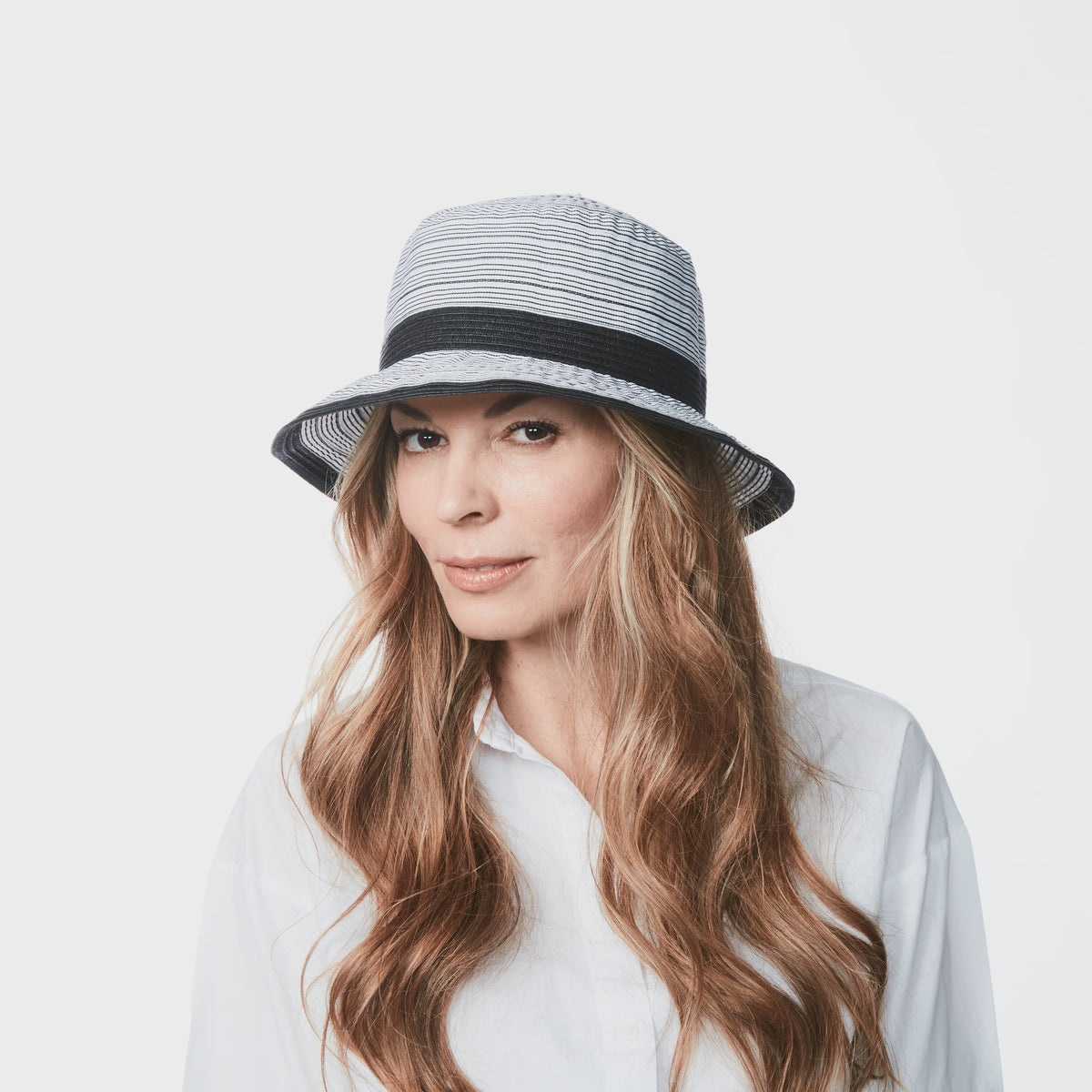 CANADIAN HAT Clarine Ribbon Cloche Hat