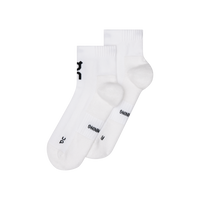 ON RUNNING Unisex Core Run Sock Mid 2P - White
