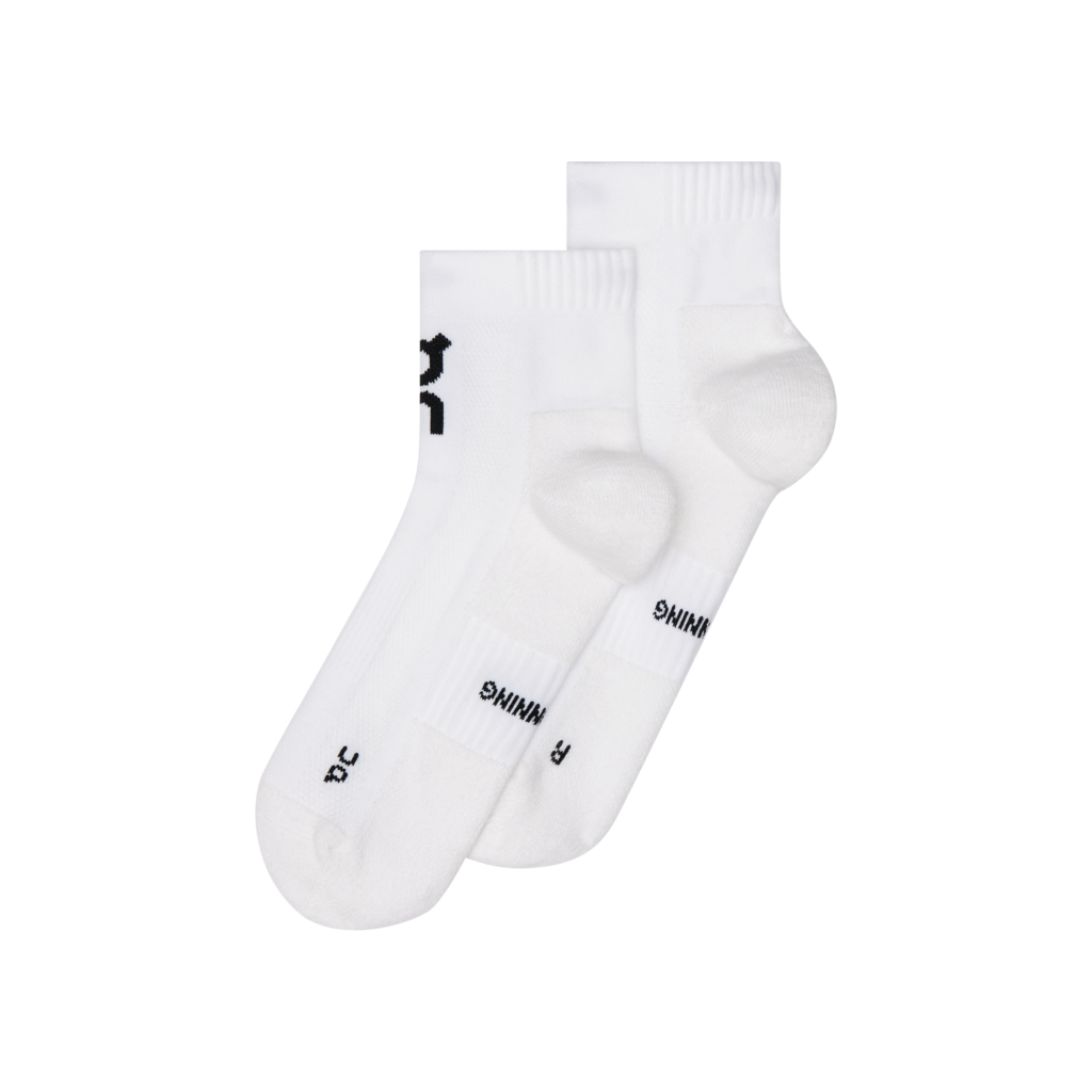 ON RUNNING Unisex Core Run Sock Mid 2P - White