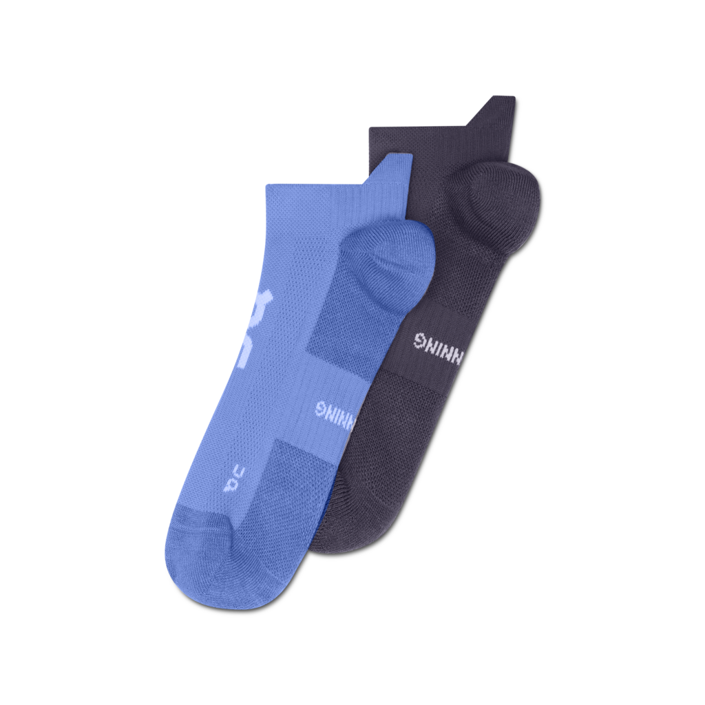 ON RUNNING Unisex Core Run Sock Low 2P - Sailor/Flint
