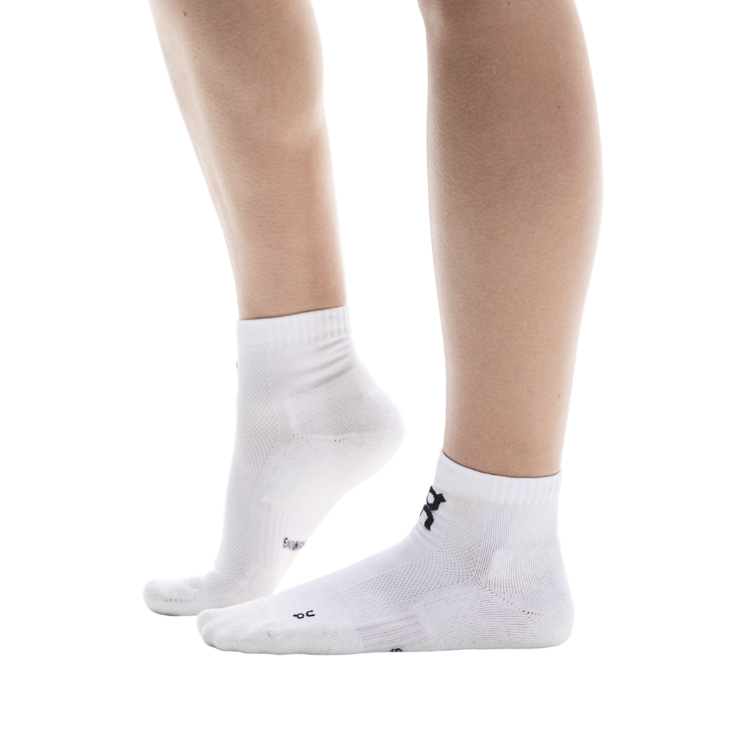 ON RUNNING Unisex Core Run Sock Mid 2P - White