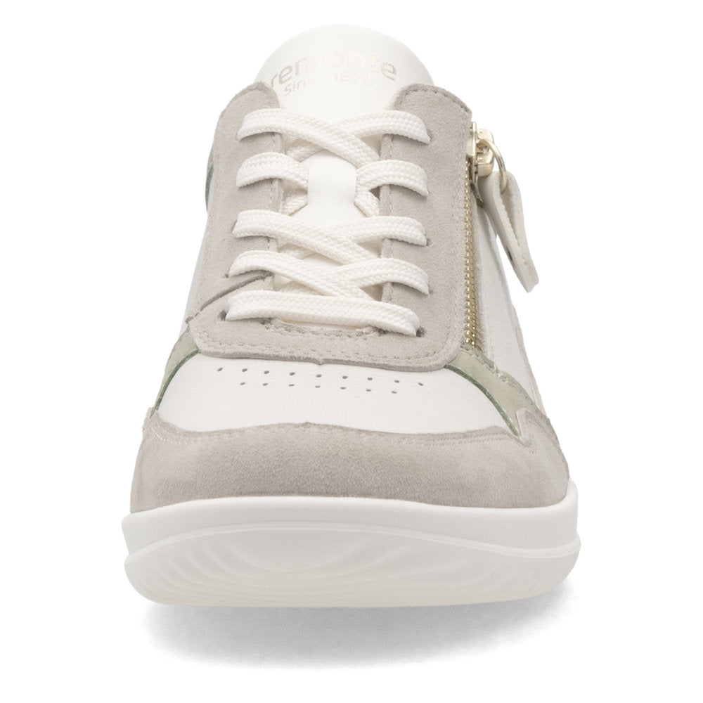 REMONTE Women's Shoes D1E06-80 - Sage/White Combination