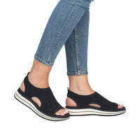Remonte Womens Sandal - D1J55- 00 - Black