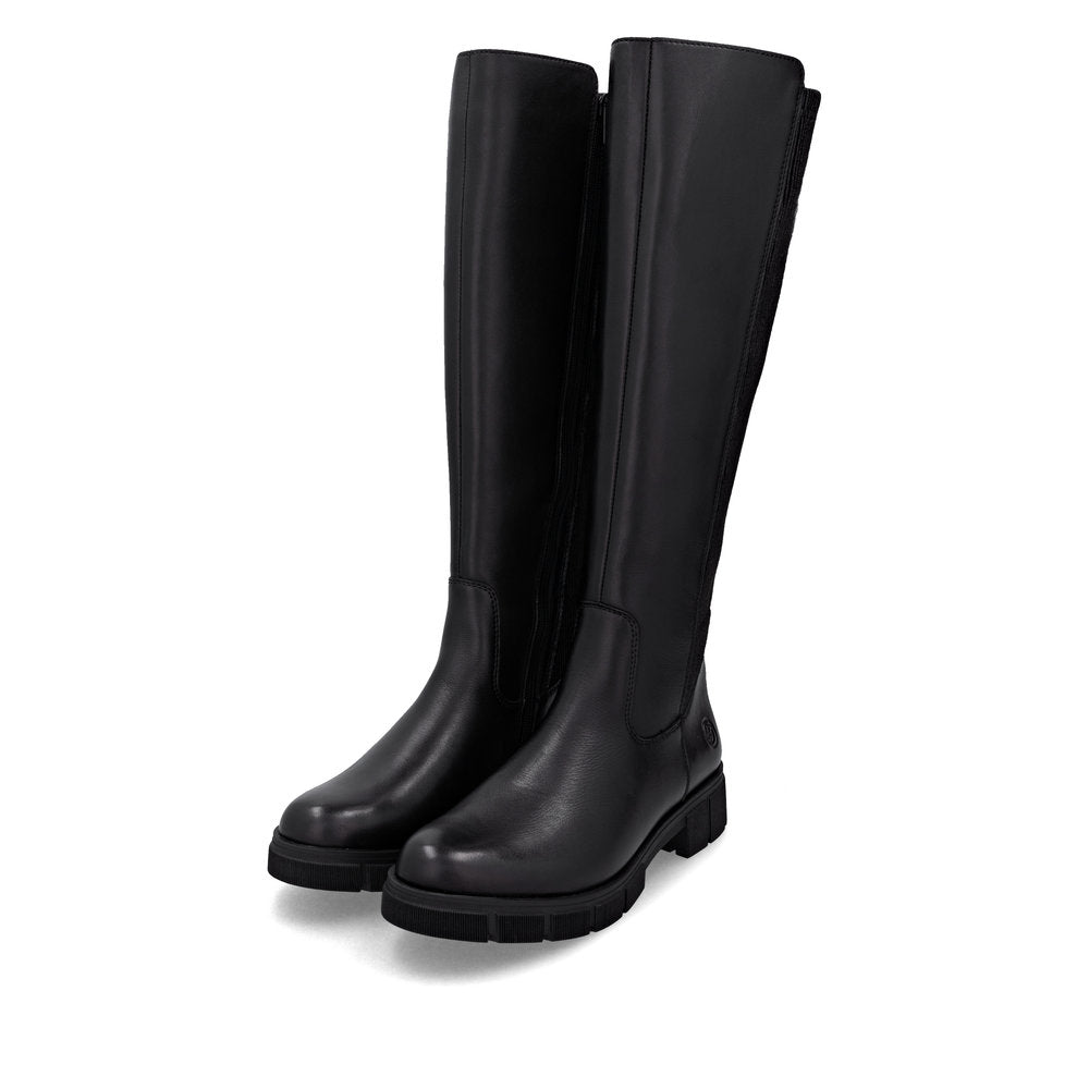 REMONTE Women's Knee-High Boot D2S74 Marusha - Black