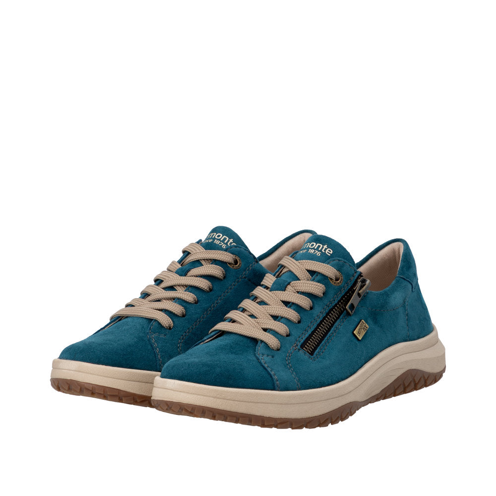REMONTE Women's Sneaker D3Q00 Maditta - Petrol Blue