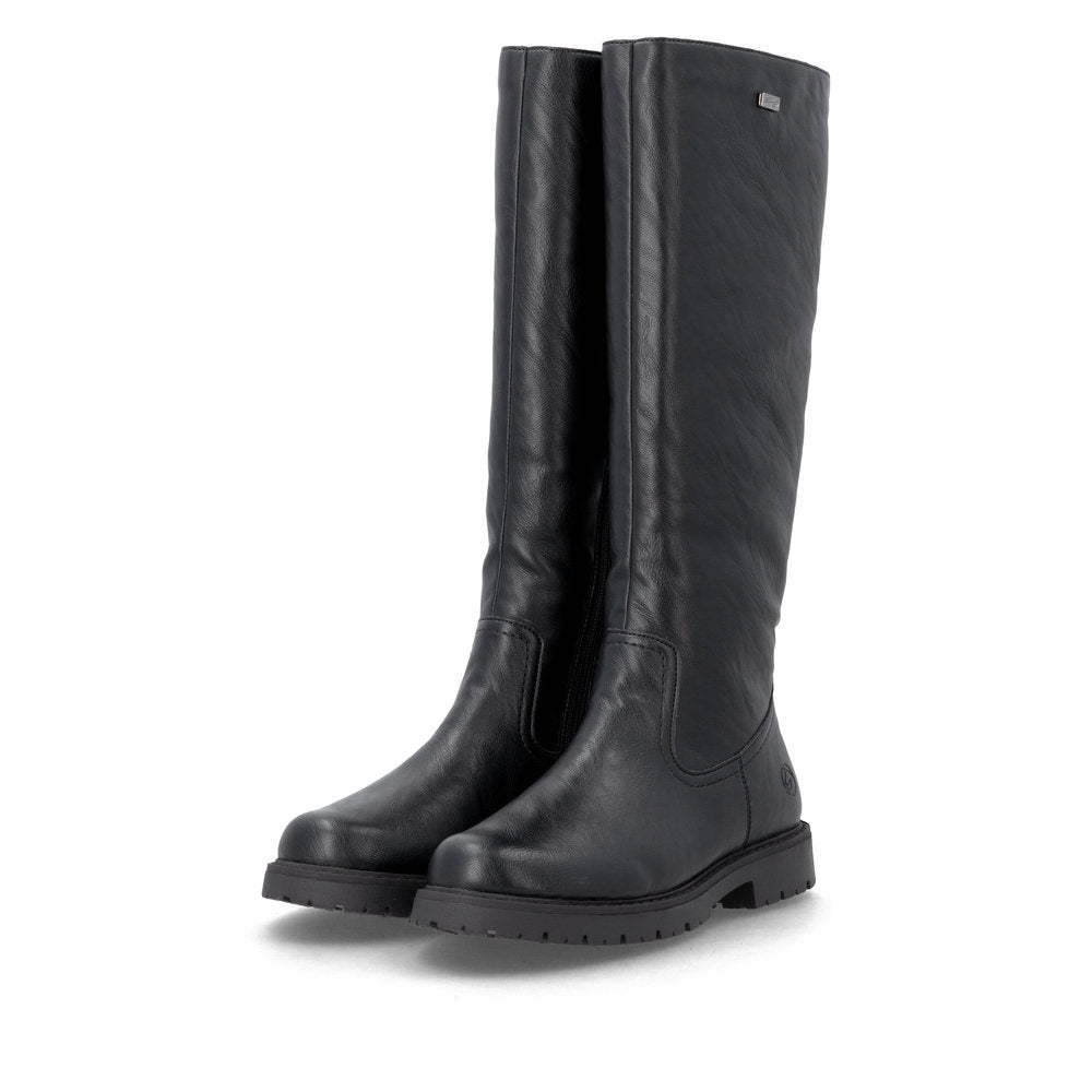 REMONTE Women's D9376-00 Tall Boots - Black