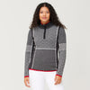 Krimson Klover POW Zip Neck Sweater - Black