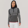 Krimson Klover Pow Zip Neck - Heather Black