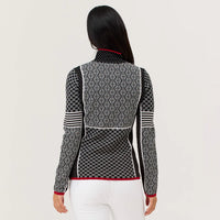 Krimson Klover Pow Zip Neck - Heather Black