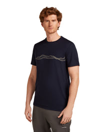 ICEBREAKER Men's Merino 150 Tech Lite Short Sleeve Tee Mountain Pulse