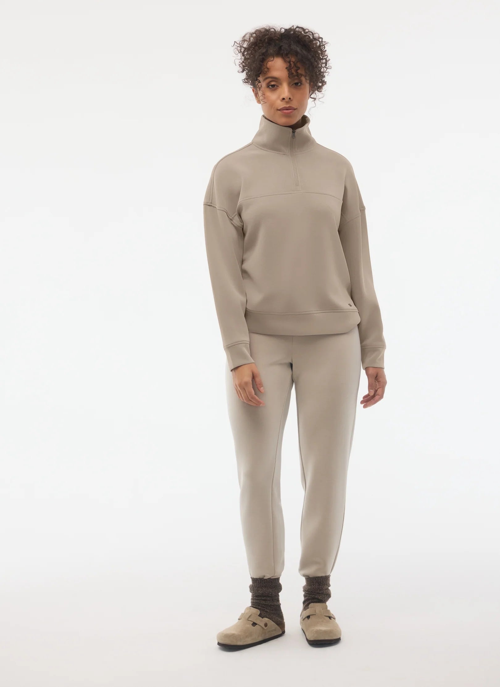 FIG Ivy 1/4 Zip Top