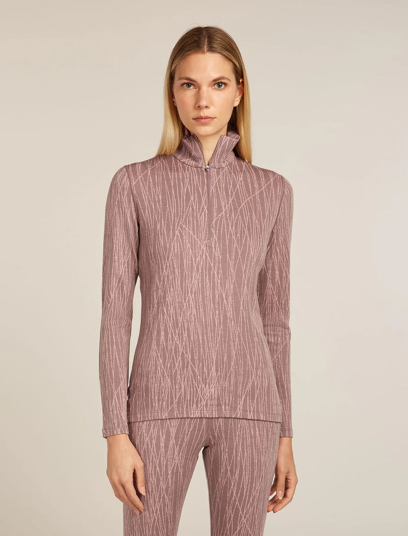 ICEBREAKER Women's Merino 260 Tech Vertex Long Sleeve Half Zip GRX1