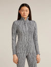 ICEBREAKER Women's Merino 260 Tech Vertex Long Sleeve Half Zip GRX1