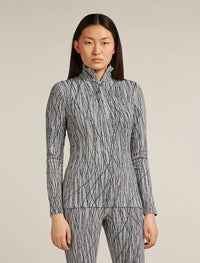 ICEBREAKER Women's Merino 260 Tech Vertex Long Sleeve Half Zip GRX1