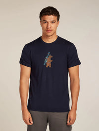 ICEBREAKER Men's Merino 150 Tech Lite Short Sleeve Tee Bear Tour