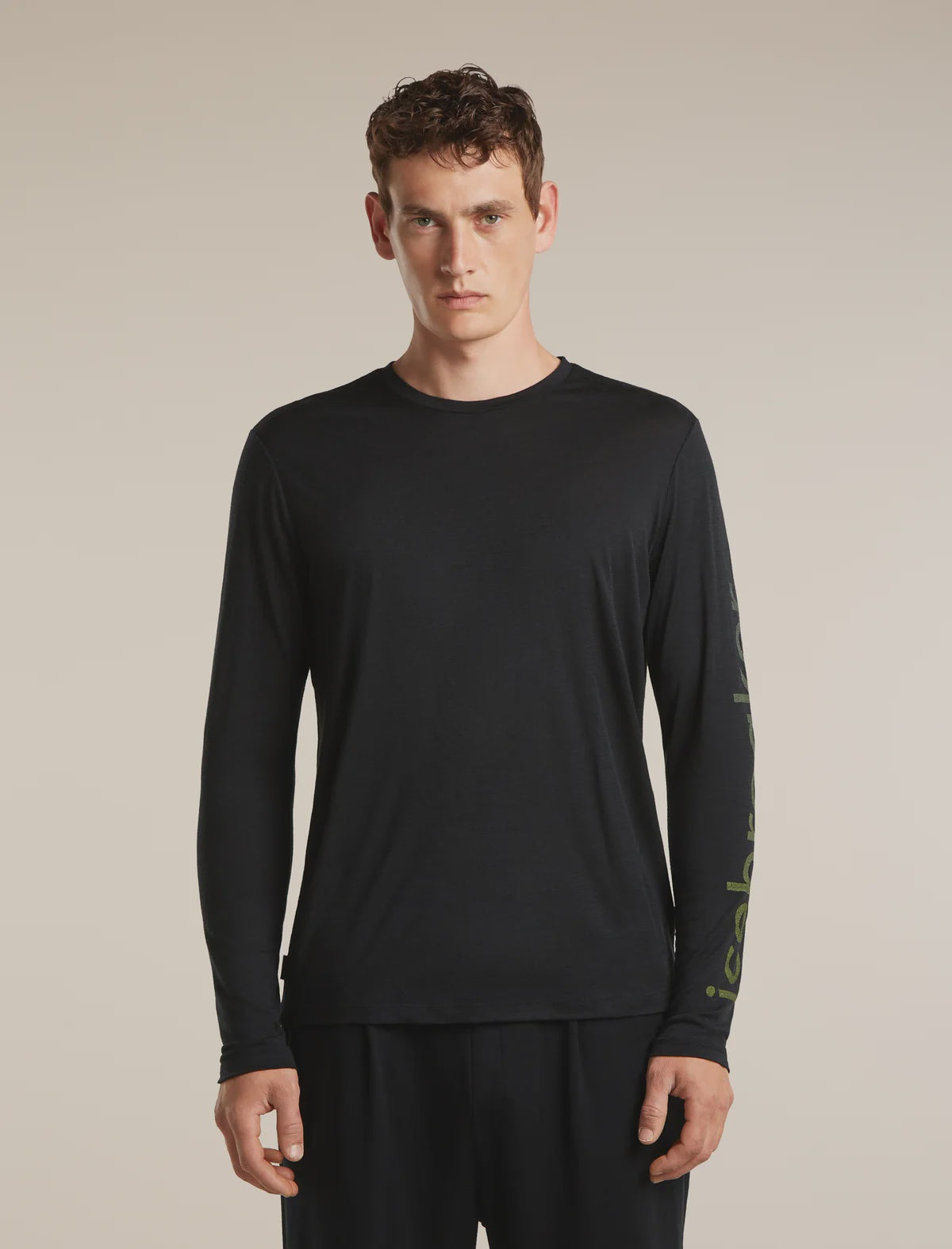 ICEBREAKER Men's M 150 Tech Lit LS T IBV - Black