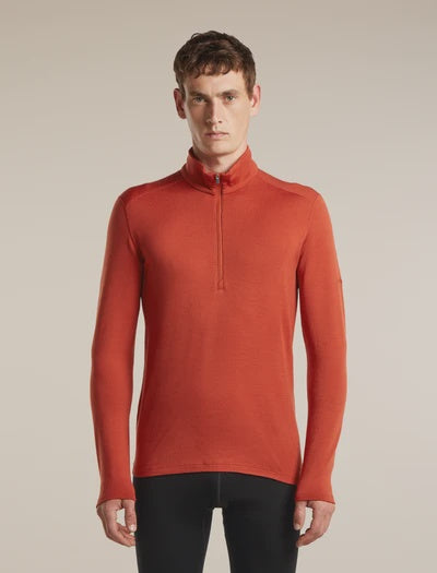 ICEBREAKER Men's 260 Oasis LS Half Zip - Agate