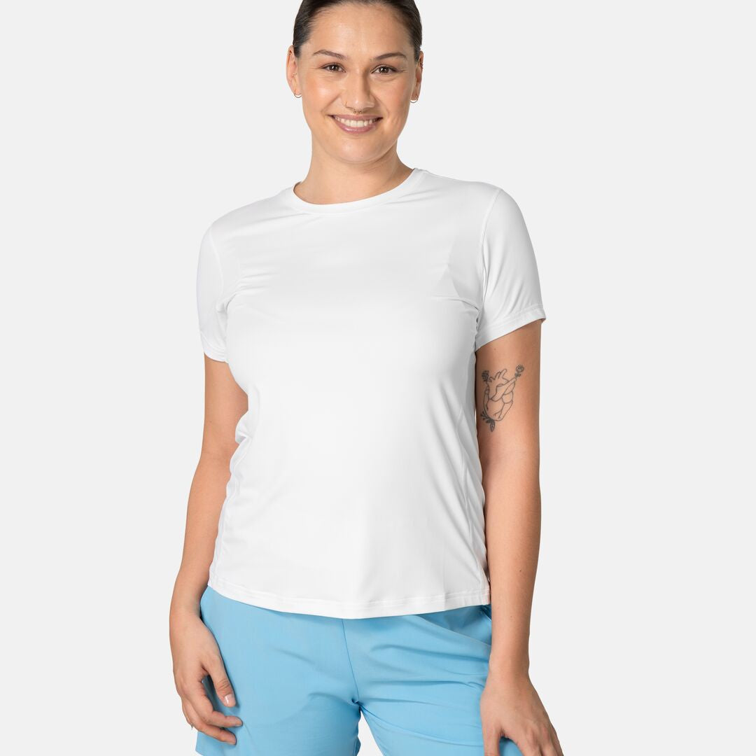 KARI TRAA Ava Tee - Bright White