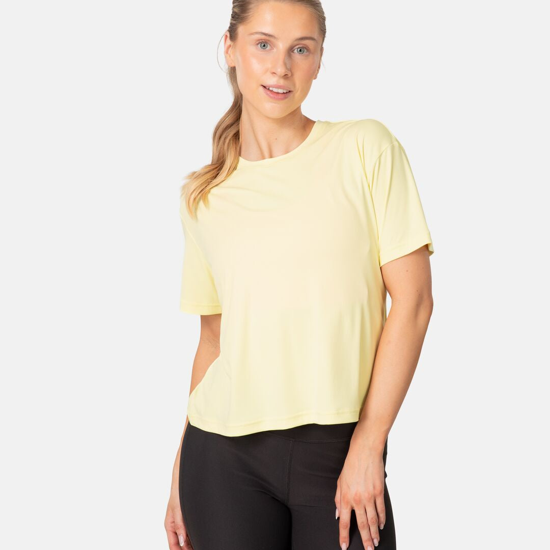 KARI TRAA Una Tee - Mellow Yellow
