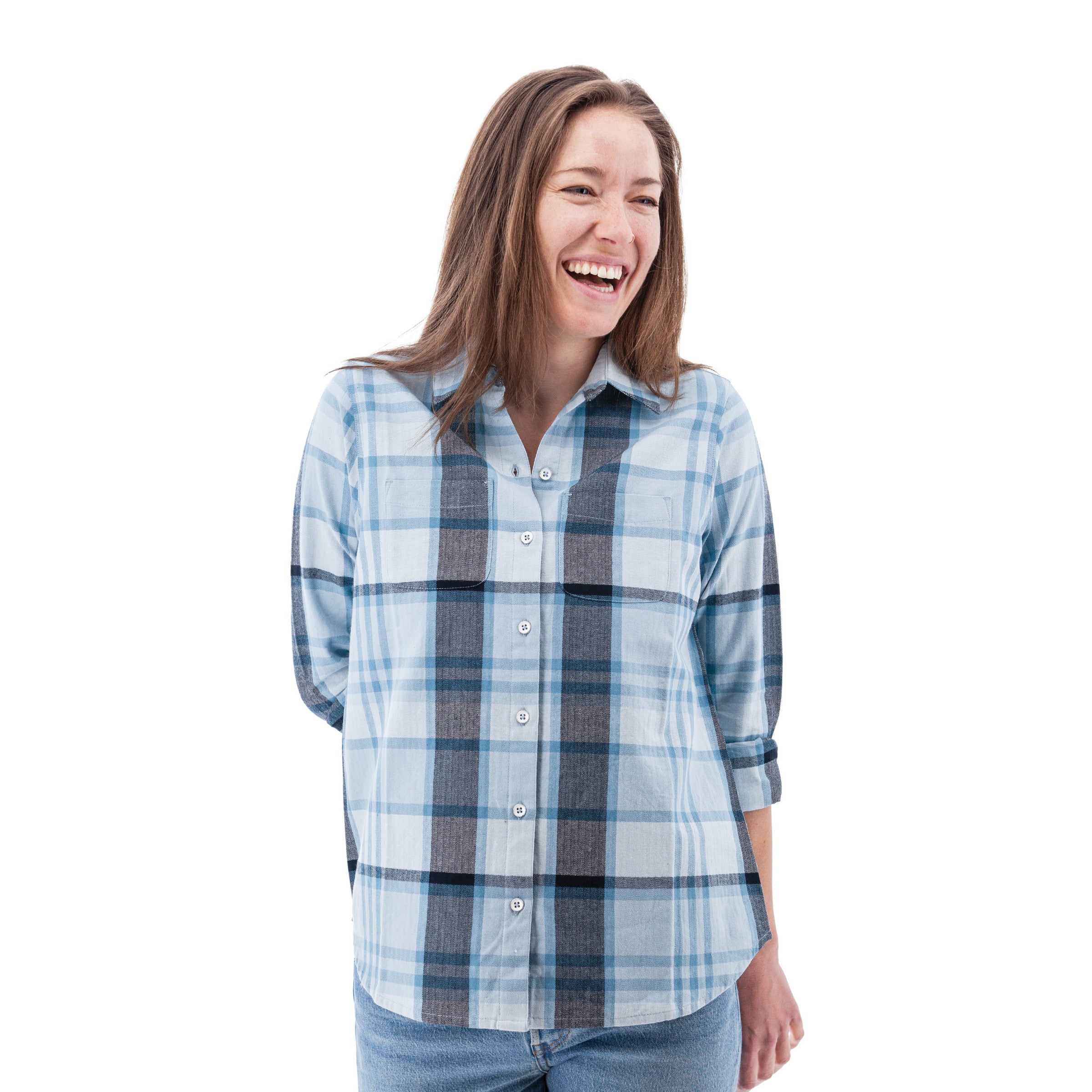 OLD RANCH - Women's Salina Organic Plaid Shirt