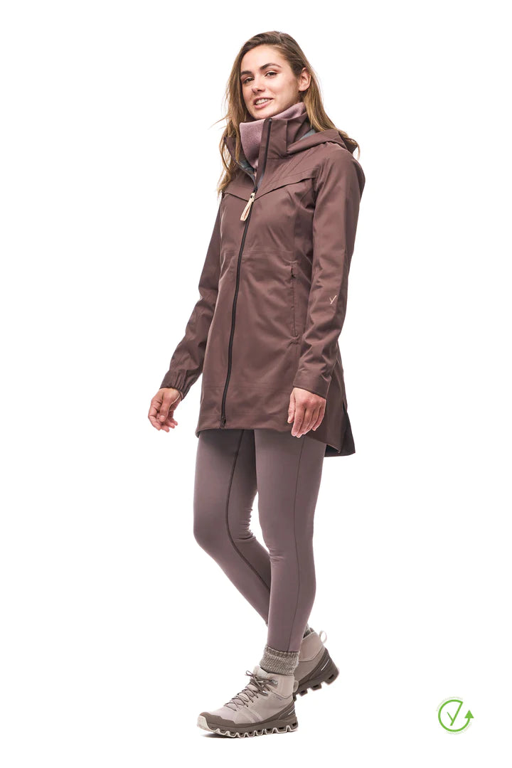 Indyeva - KISA II Long Rain Jacket - Muddy