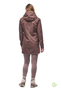 Indyeva - KISA II Long Rain Jacket - Muddy