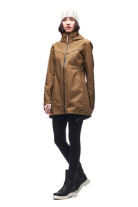 Indyeva- Kisa II Long Rain Jacket - Amber