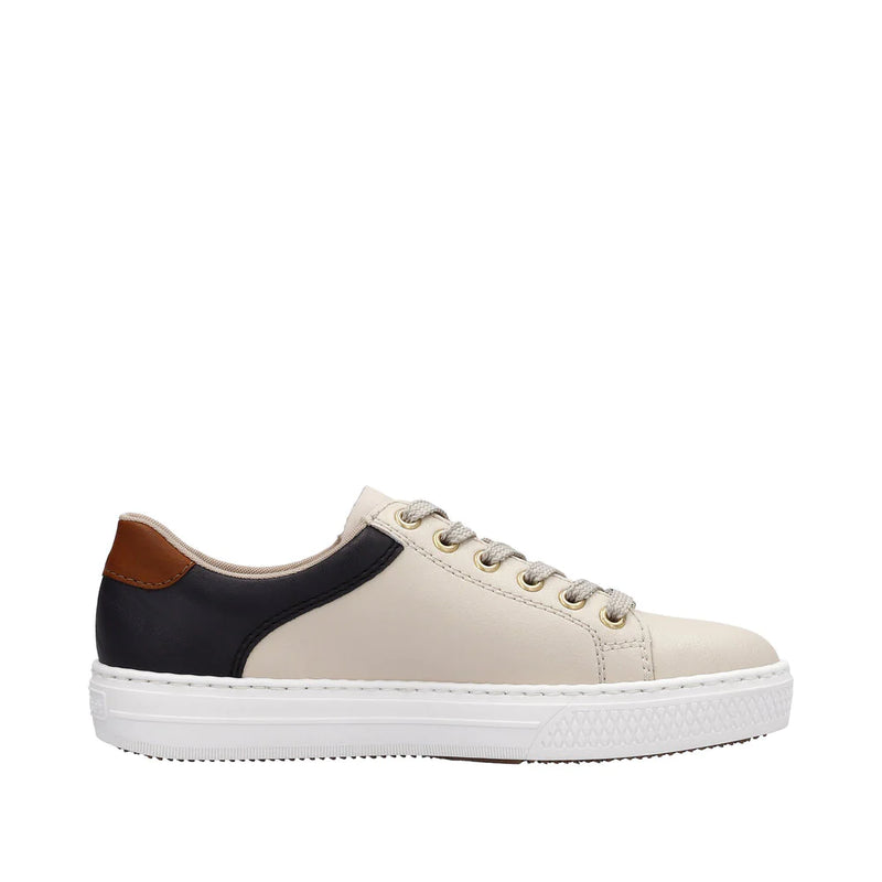 Rieker Womens Sneaker L59A1-60 - Rock Beige Combo