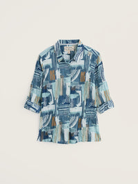 SEASALT Larissa Shirt - Aerial Marks Reflection