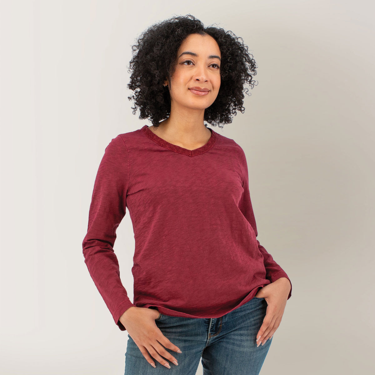 OLD RANCH - Women's Layla Top - 692 Pomegranata
