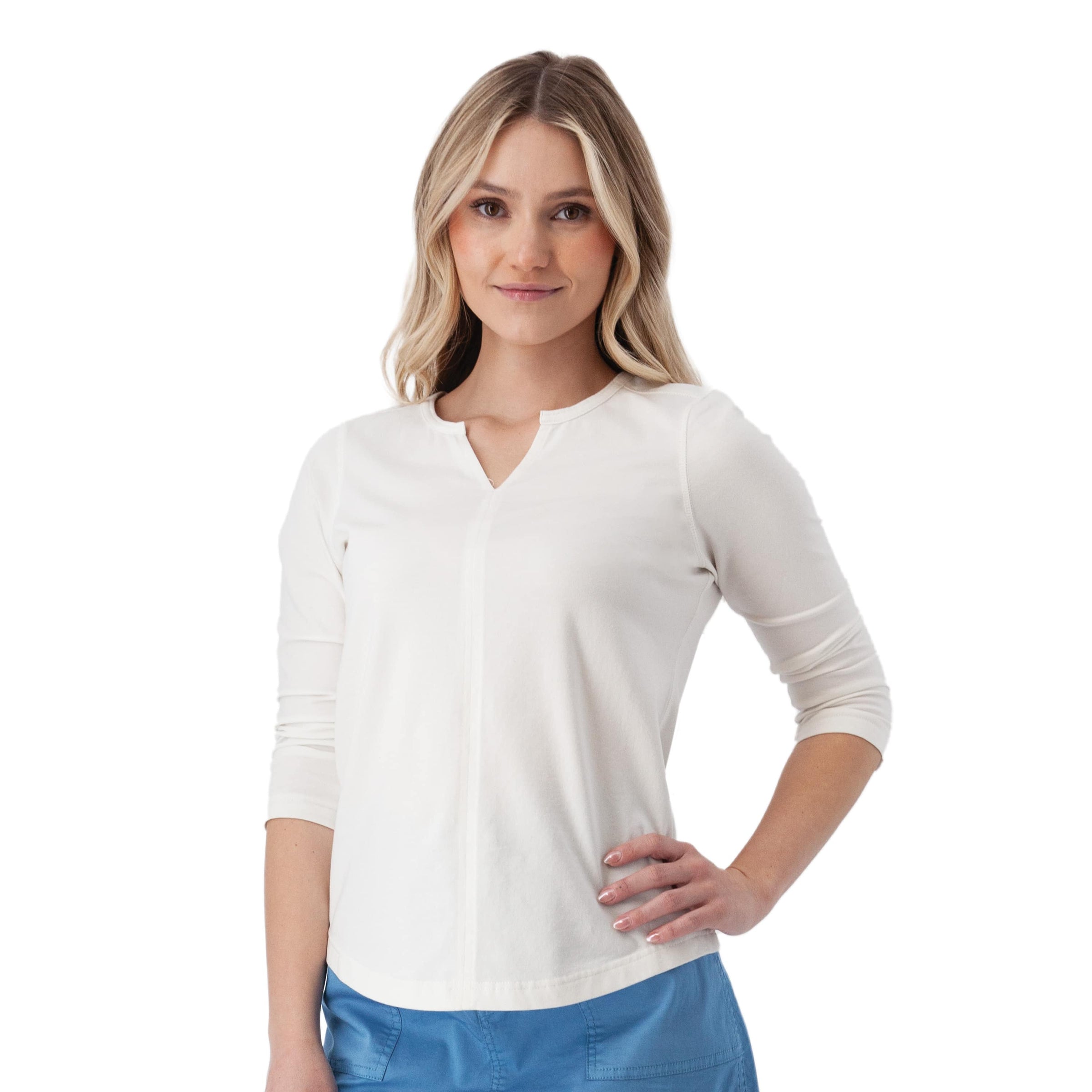 Aventura  Juni 3/4 Sleeve - White
