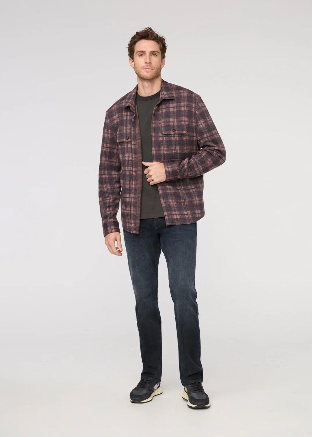 DUER Men's Performance Flannel Button Down