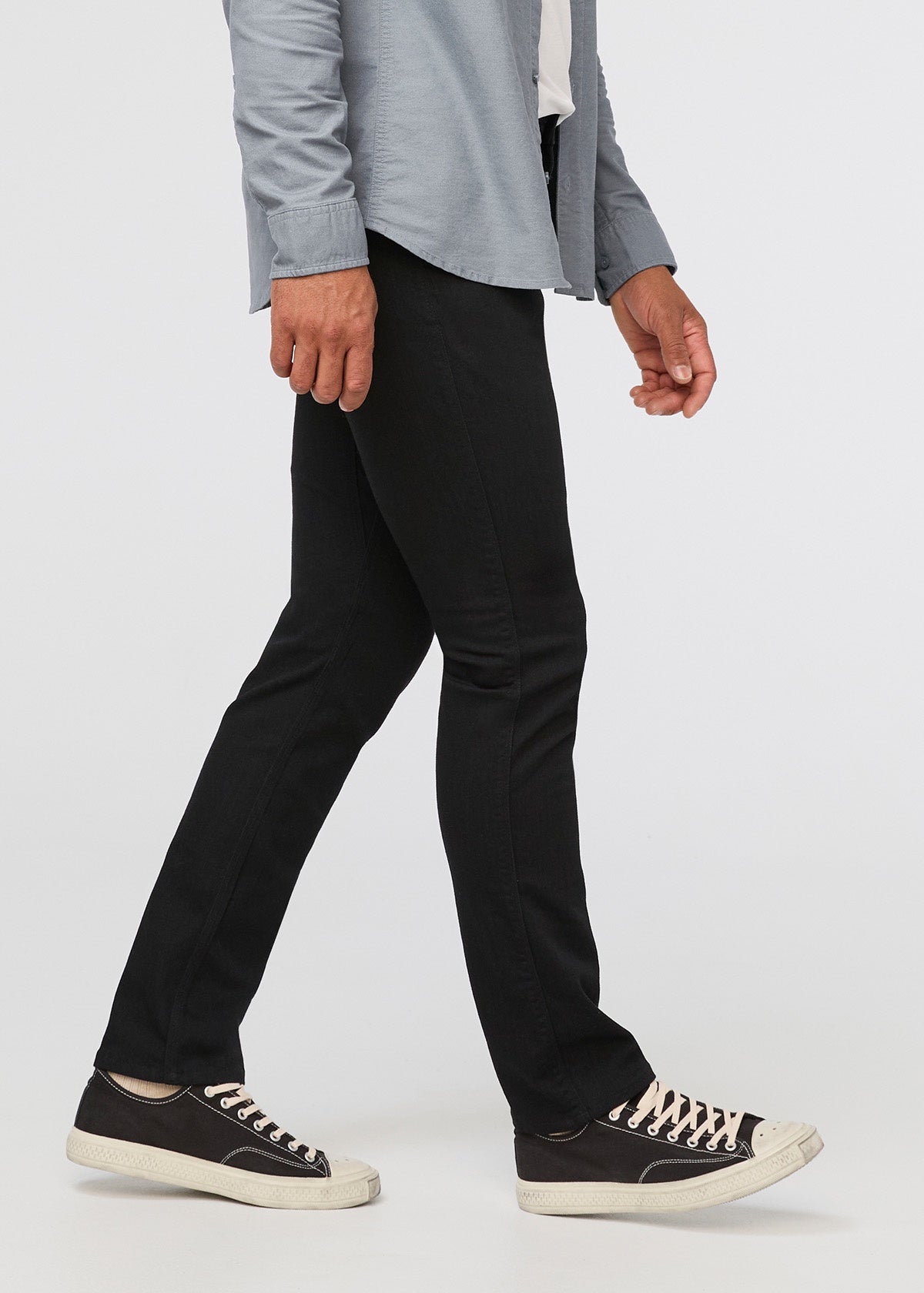 DUER Men's Performance Denim Athletic Taper - Black