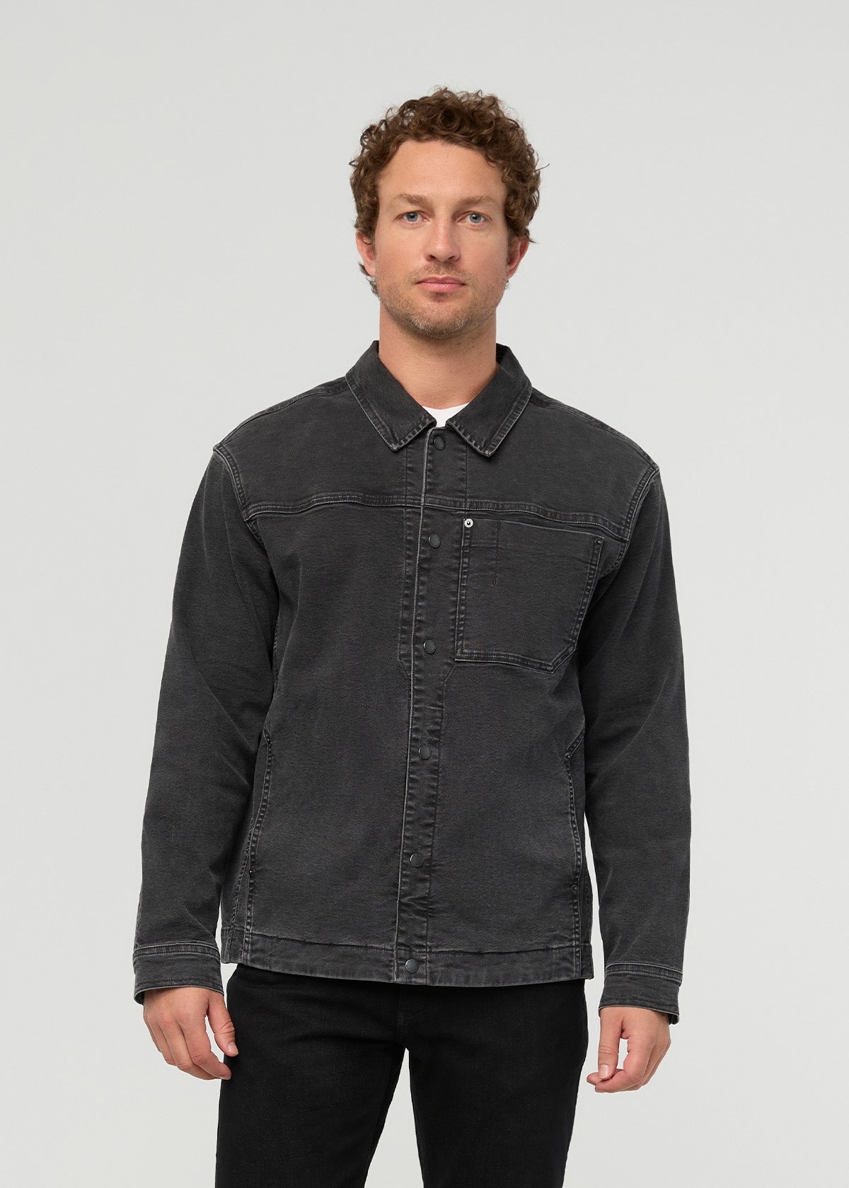 DUER Men's Stretch Canvas Work Jacket - Black