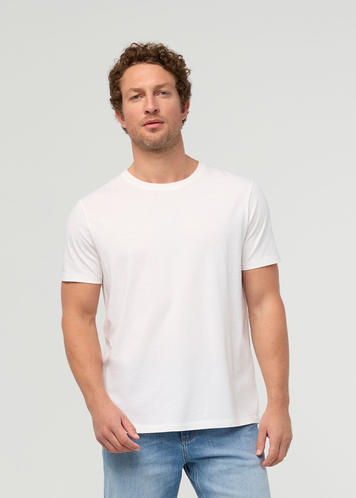 DUER Men's PurePima Only Tee - White