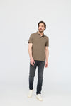 DU/ER Men's Performance Polo Air Flow Pique - Warm Sand