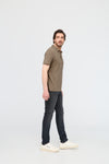 DU/ER Men's Performance Polo Air Flow Pique - Warm Sand